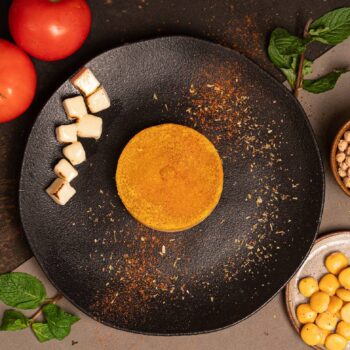 TORTA PROTÉICA DE MUÇARELA COM TOMATE - 2 UNIDADES