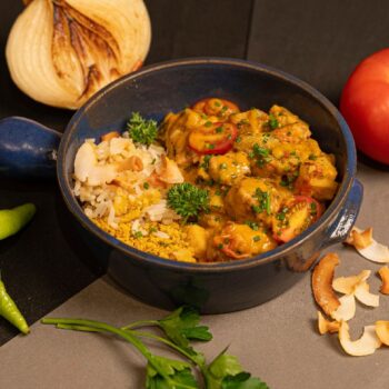 MOQUECA DE PUPUNHA COM PEIXE - 350 GRAMAS